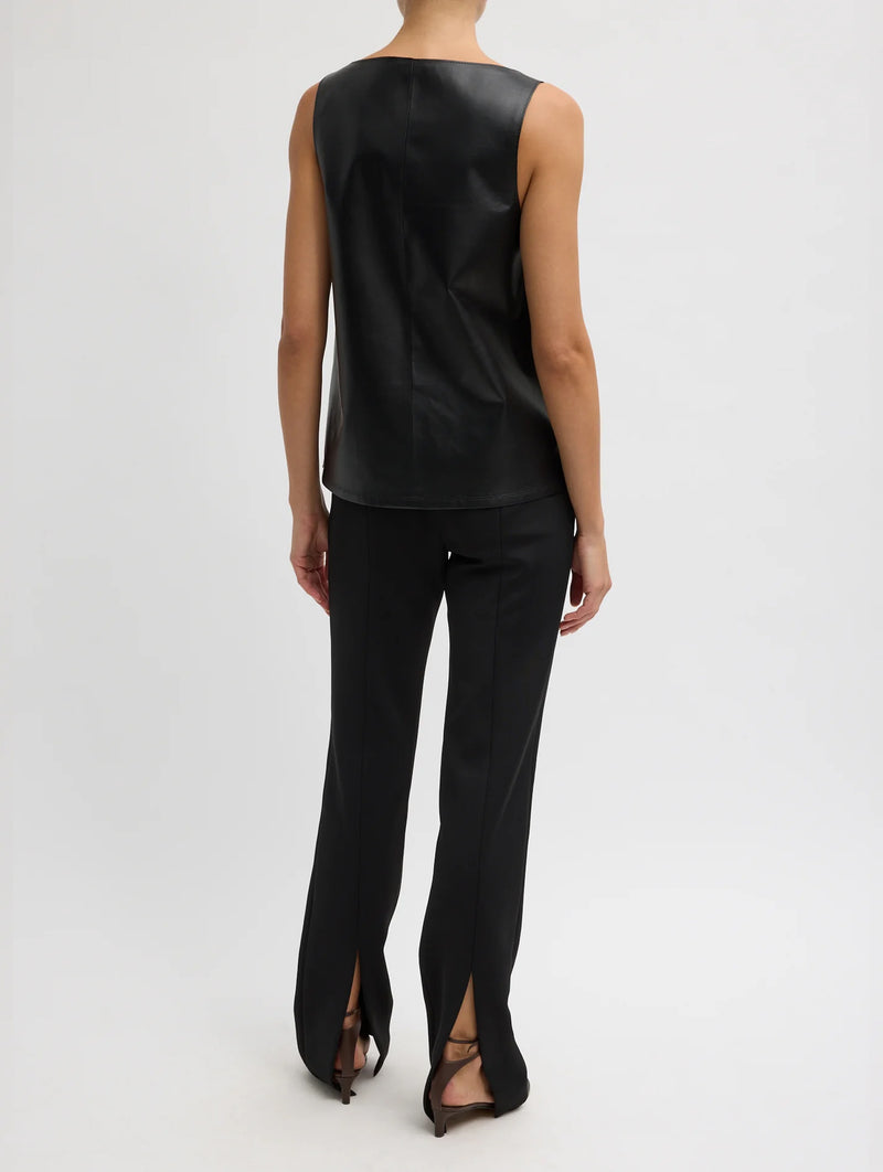 Spring Bonded Twill Elfie Short Trouser in Black