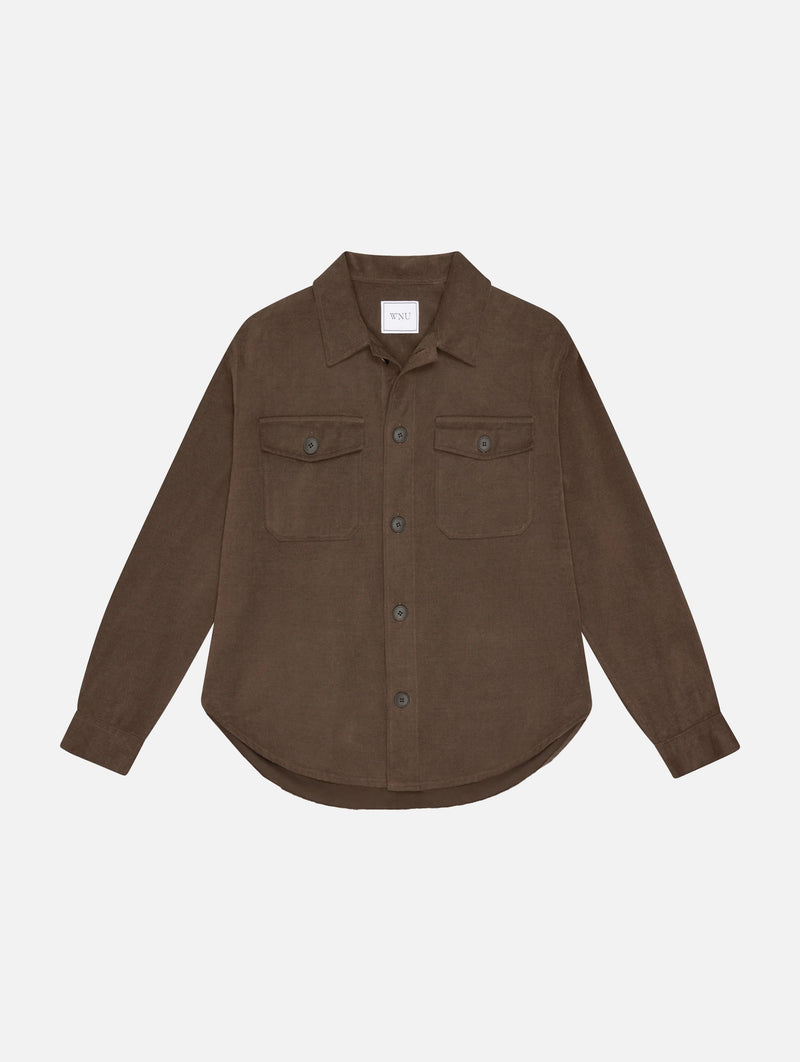Stow Overshirt in Mocha