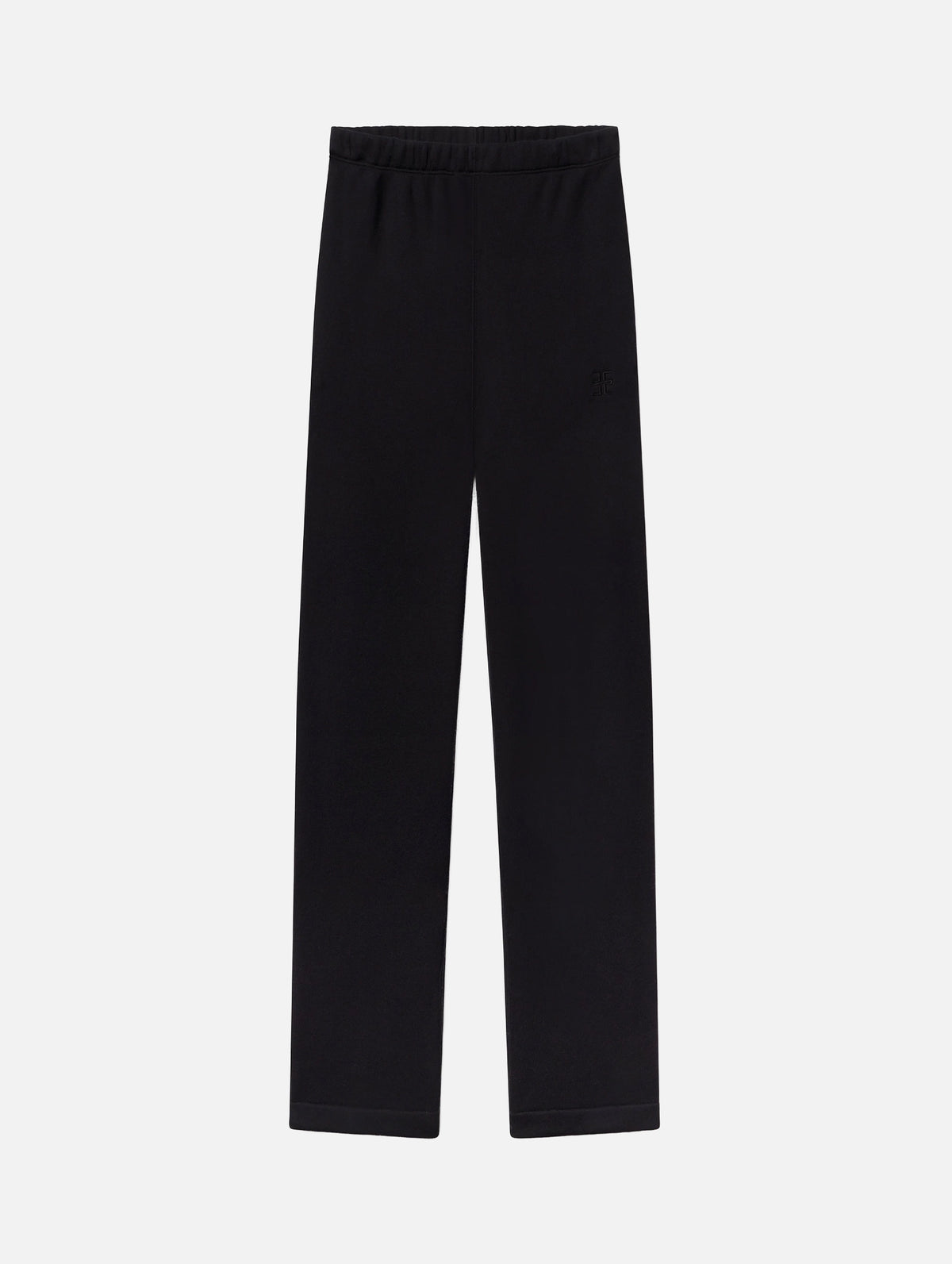 Straight Leg Sweatpant in Black