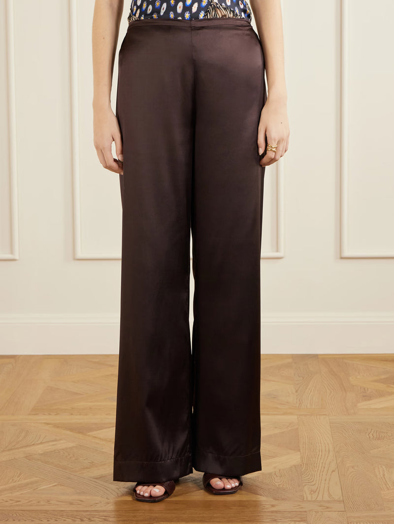Stroll Silk Pant In Earth