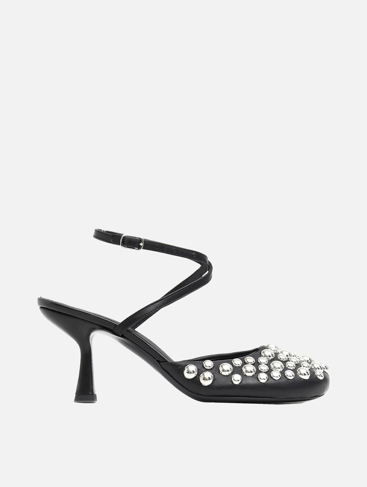 Hayden Studded Heel in Black