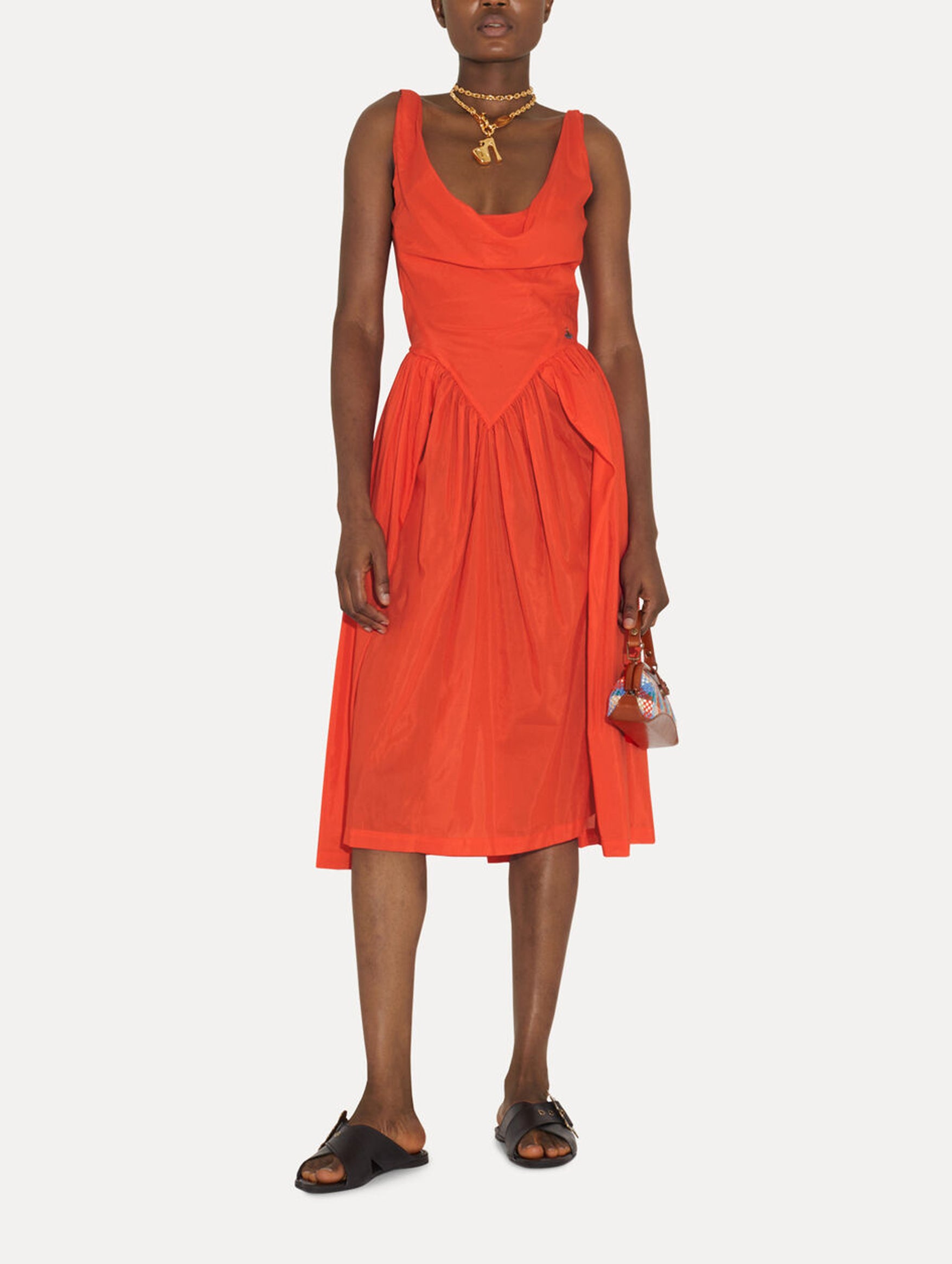 Sunday Dress in Orange