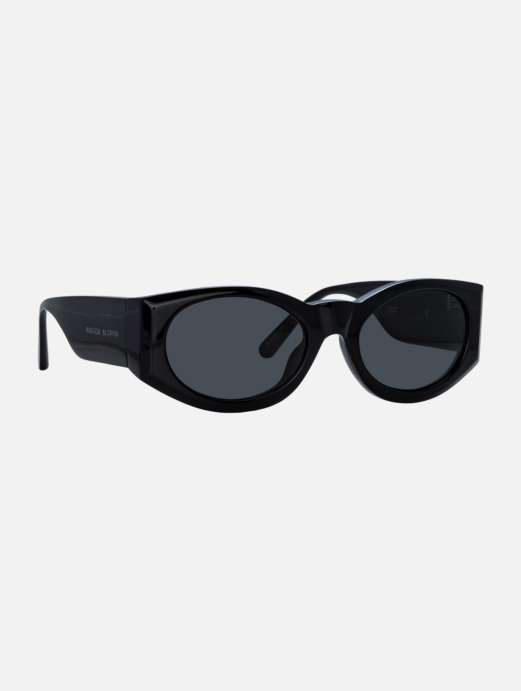 Oval Sunglasses in Black