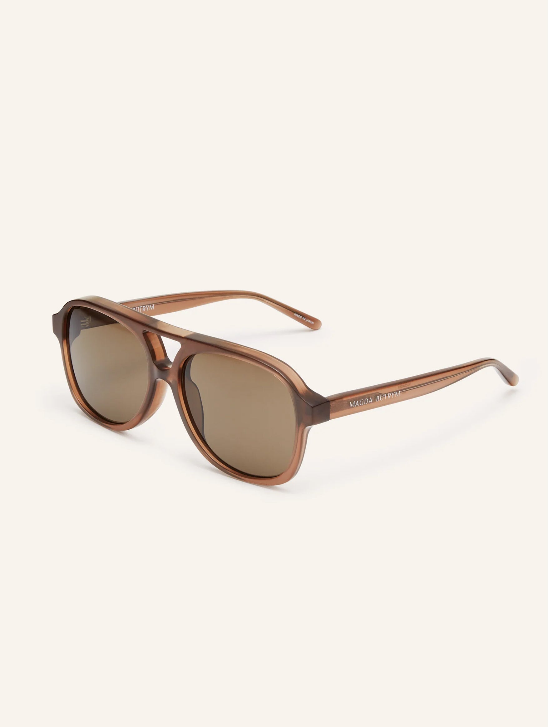 Aviator Sunglasses in Brown