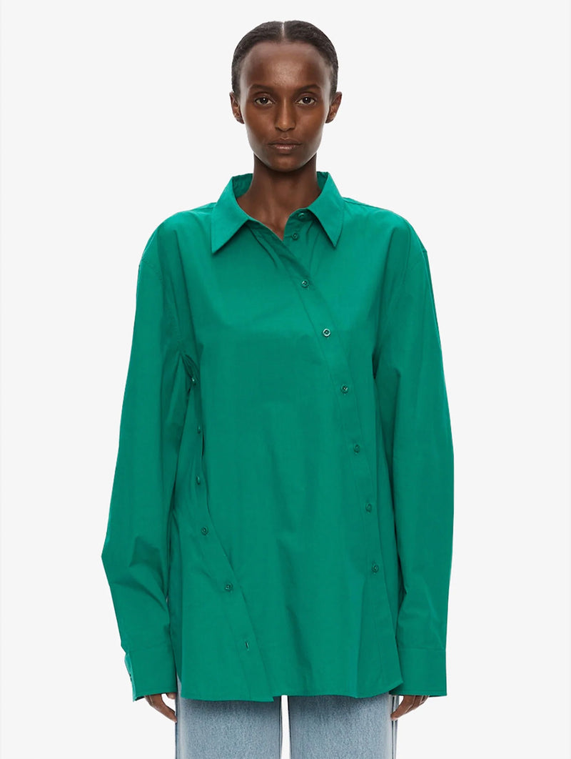 Swirl Shirt in Malachite