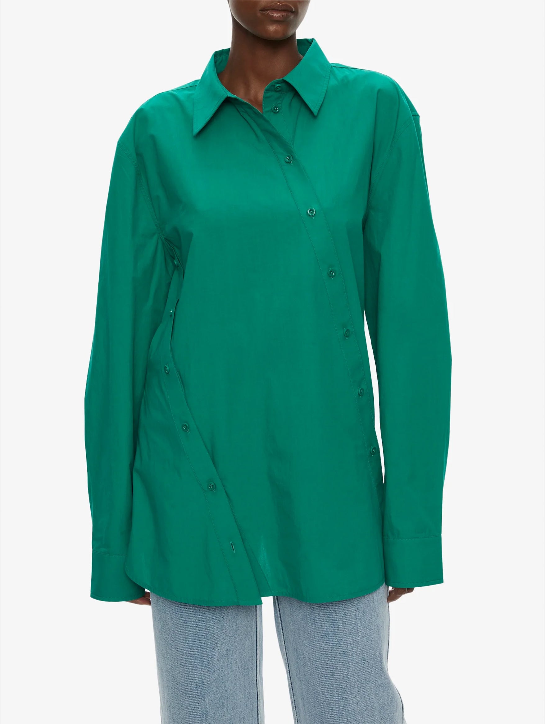 Swirl Shirt in Malachite