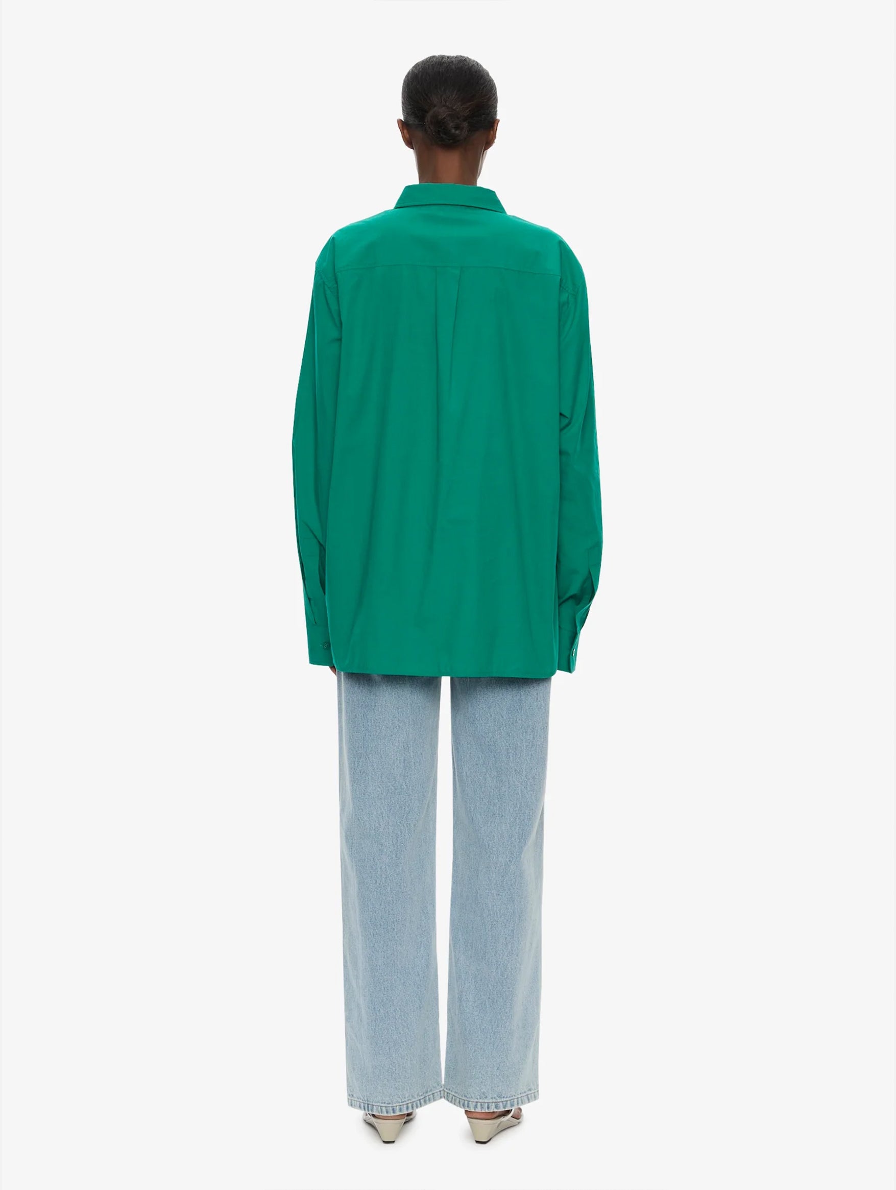 Swirl Shirt in Malachite