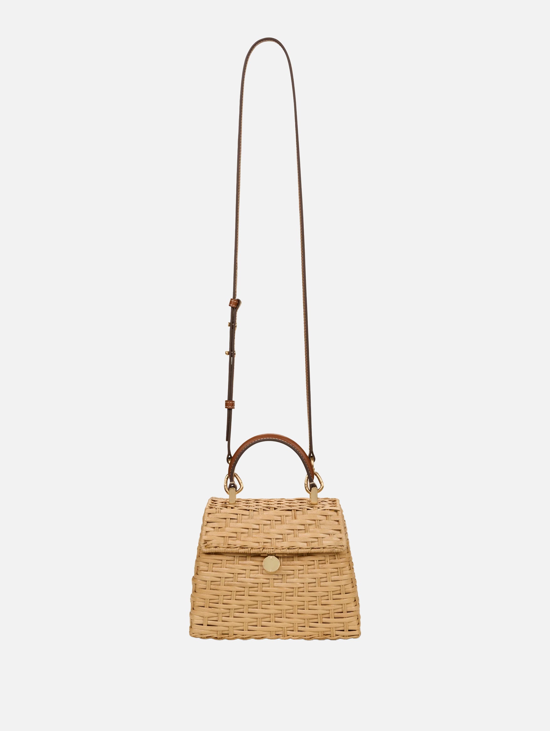 Sybil Crossbody Bag in Light Toasted Natural