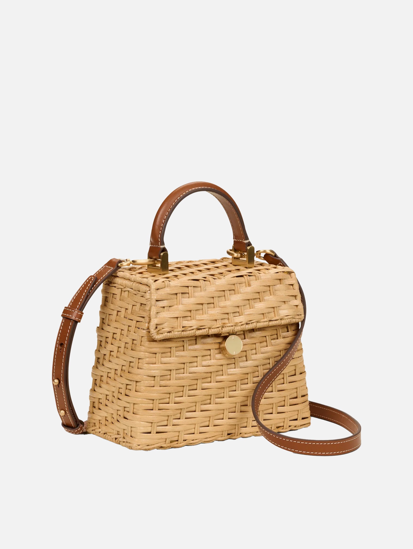 Sybil Crossbody Bag in Light Toasted Natural