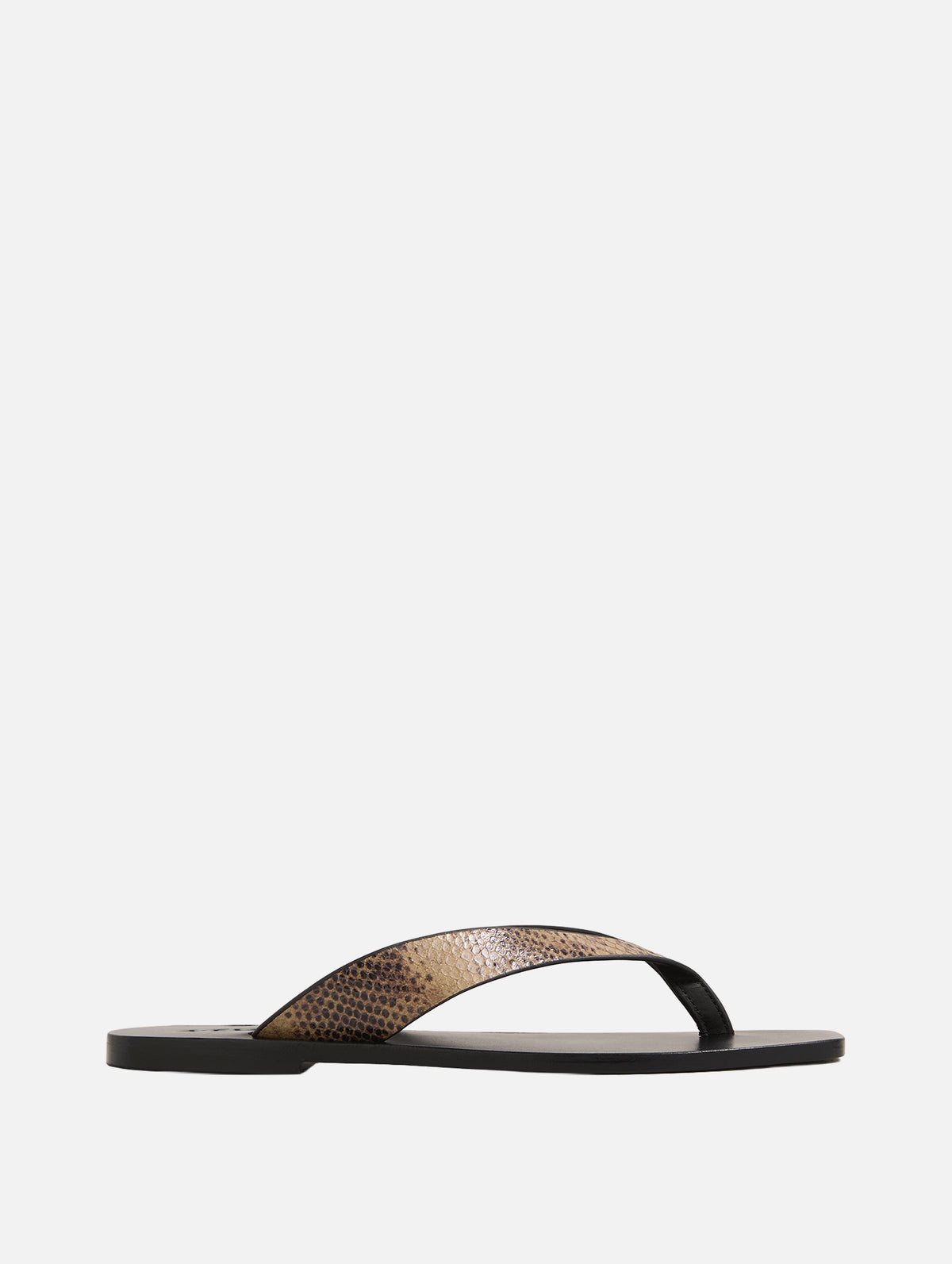 The Kinto Sandal in Dune Embossed Snake