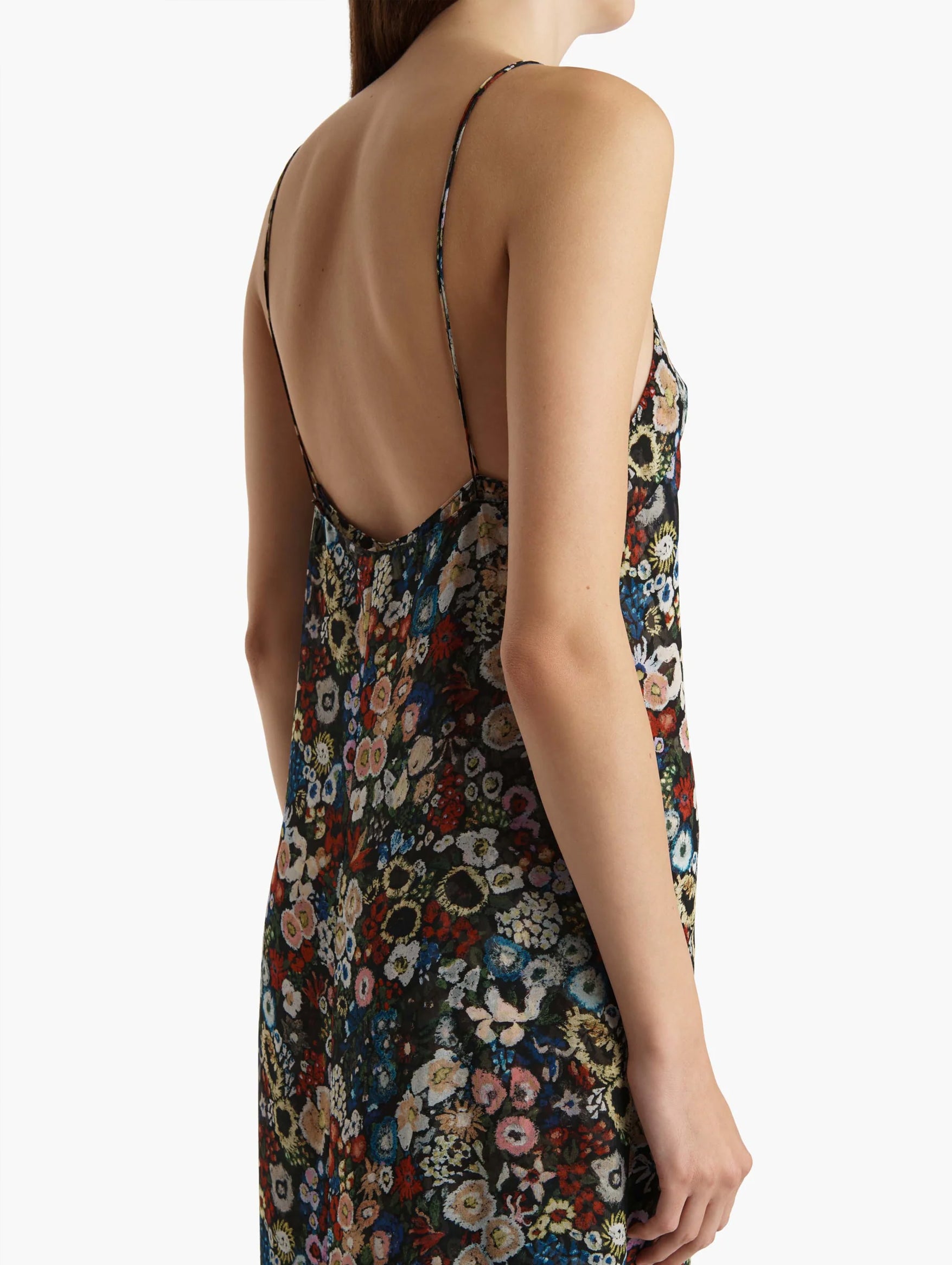 Taja Dress in Black Multi