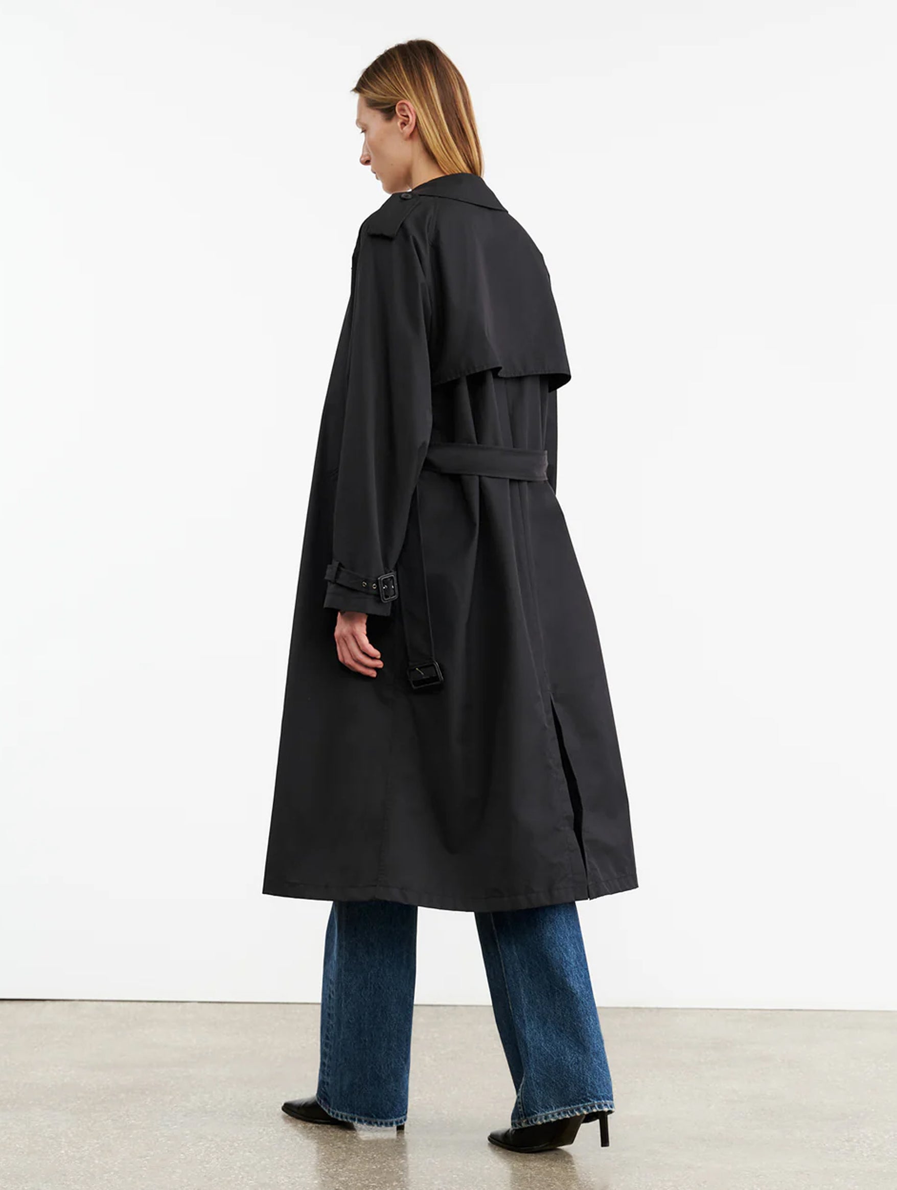 Tanner Trench Coat in Black