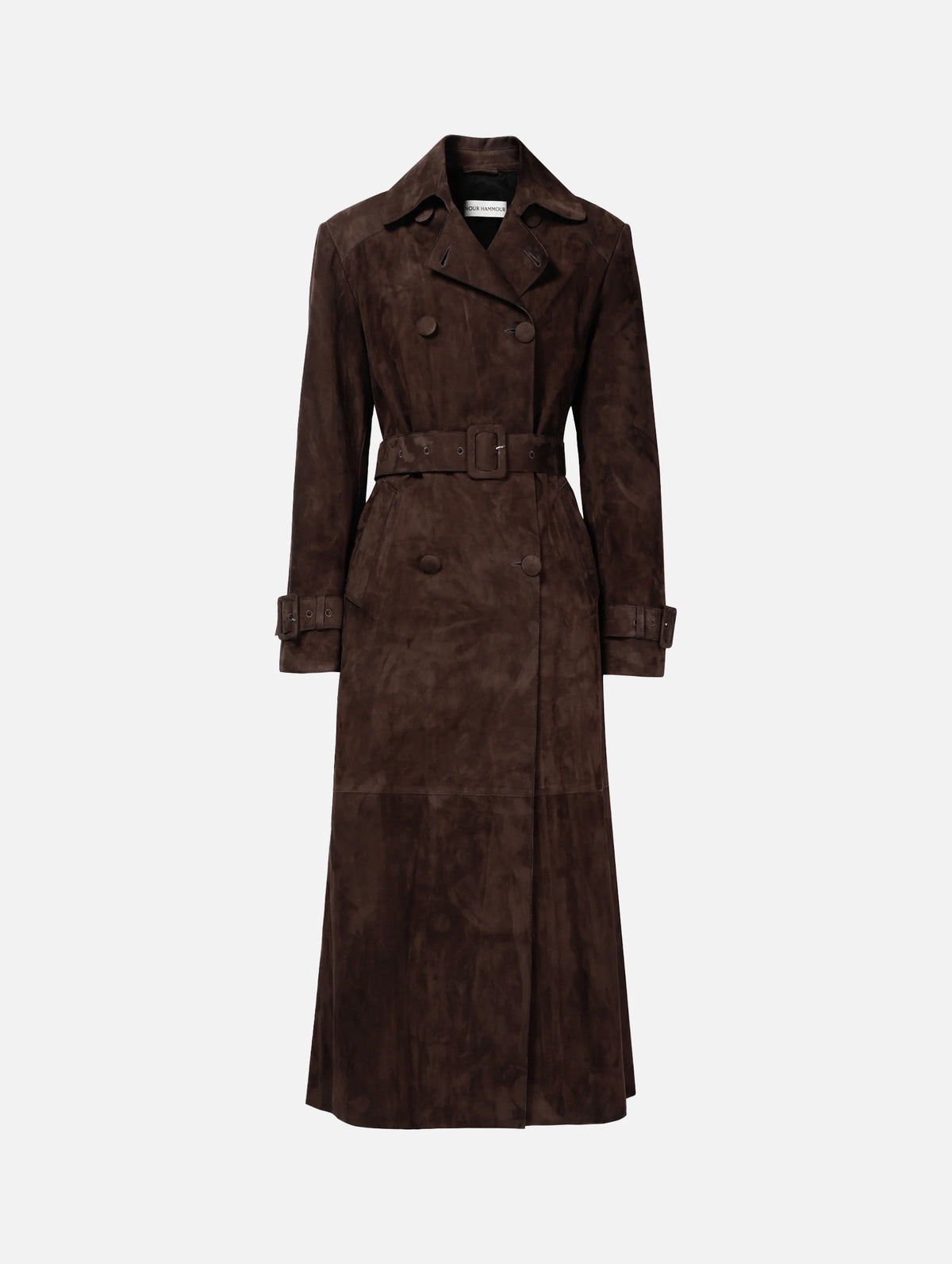 Tate Everyday Suede Trench in Mocha