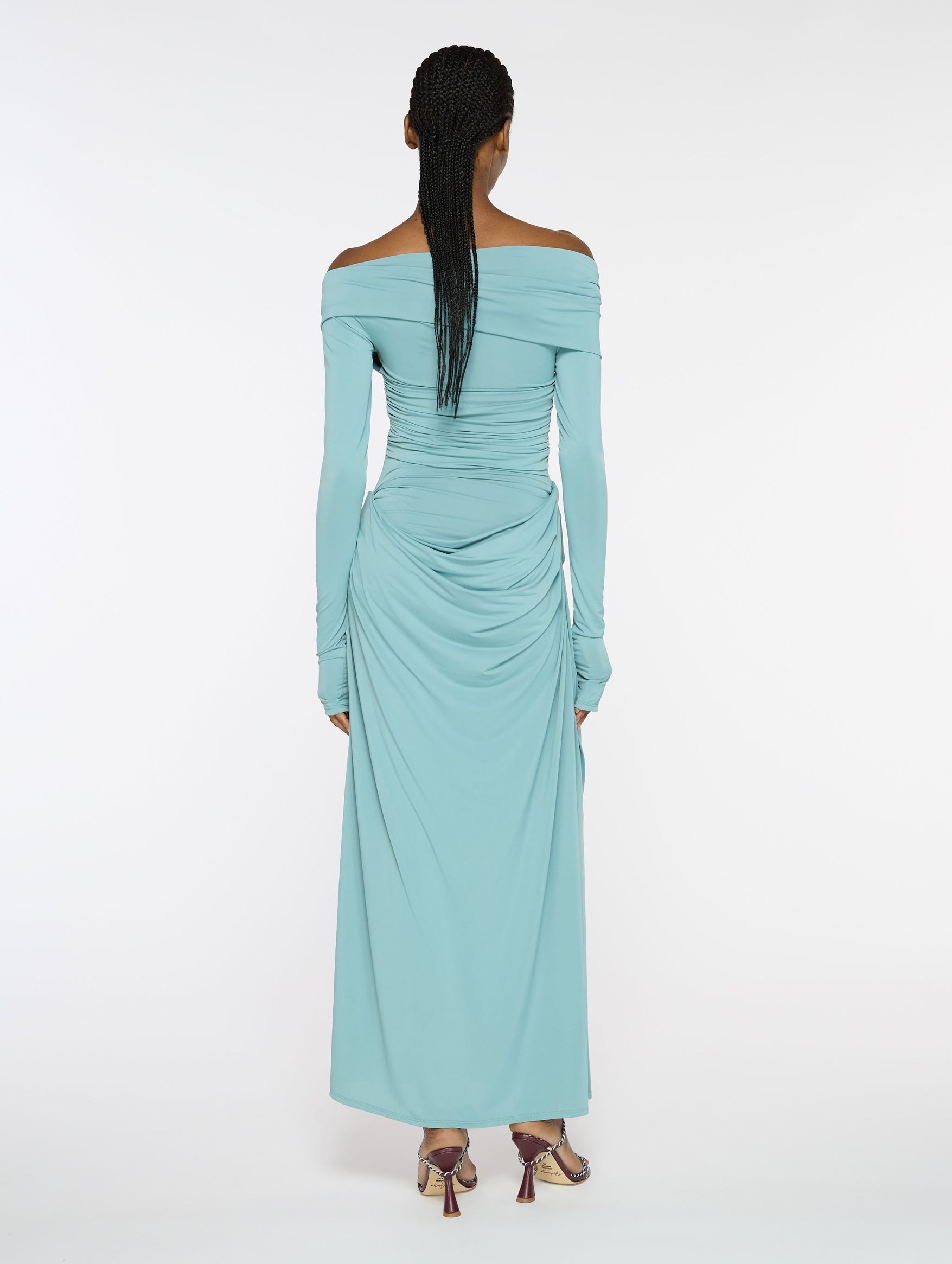 Taylor Dress in Chalk Blue