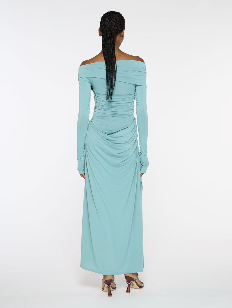 Taylor Dress in Chalk Blue