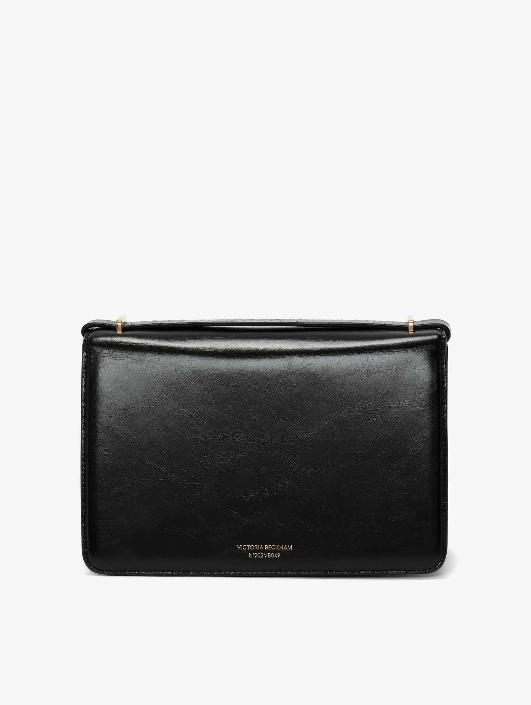 The 202 Crossbody Bag In Black Distressed Leather