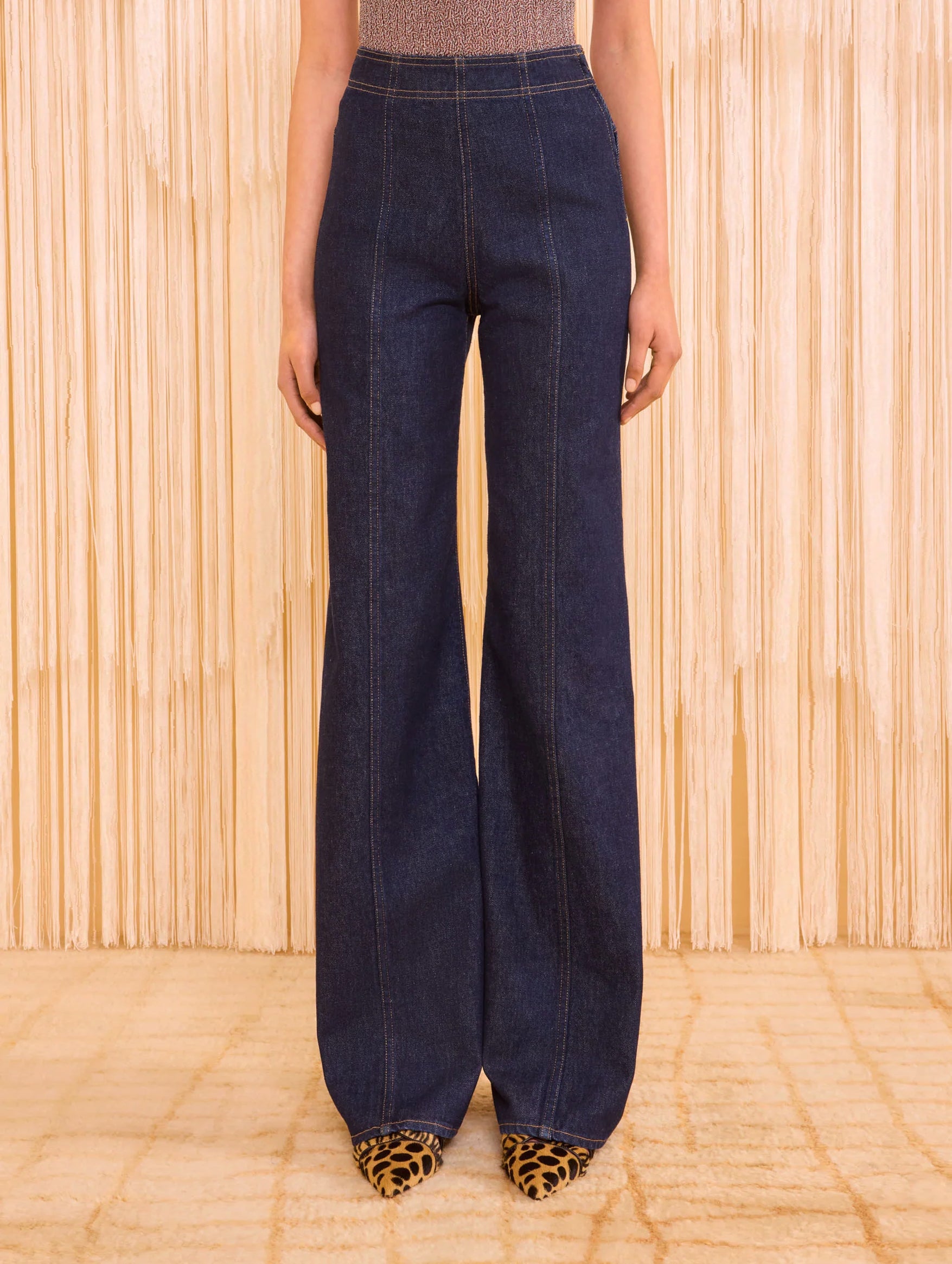 The Bianca Wide Leg Jean in Tigris