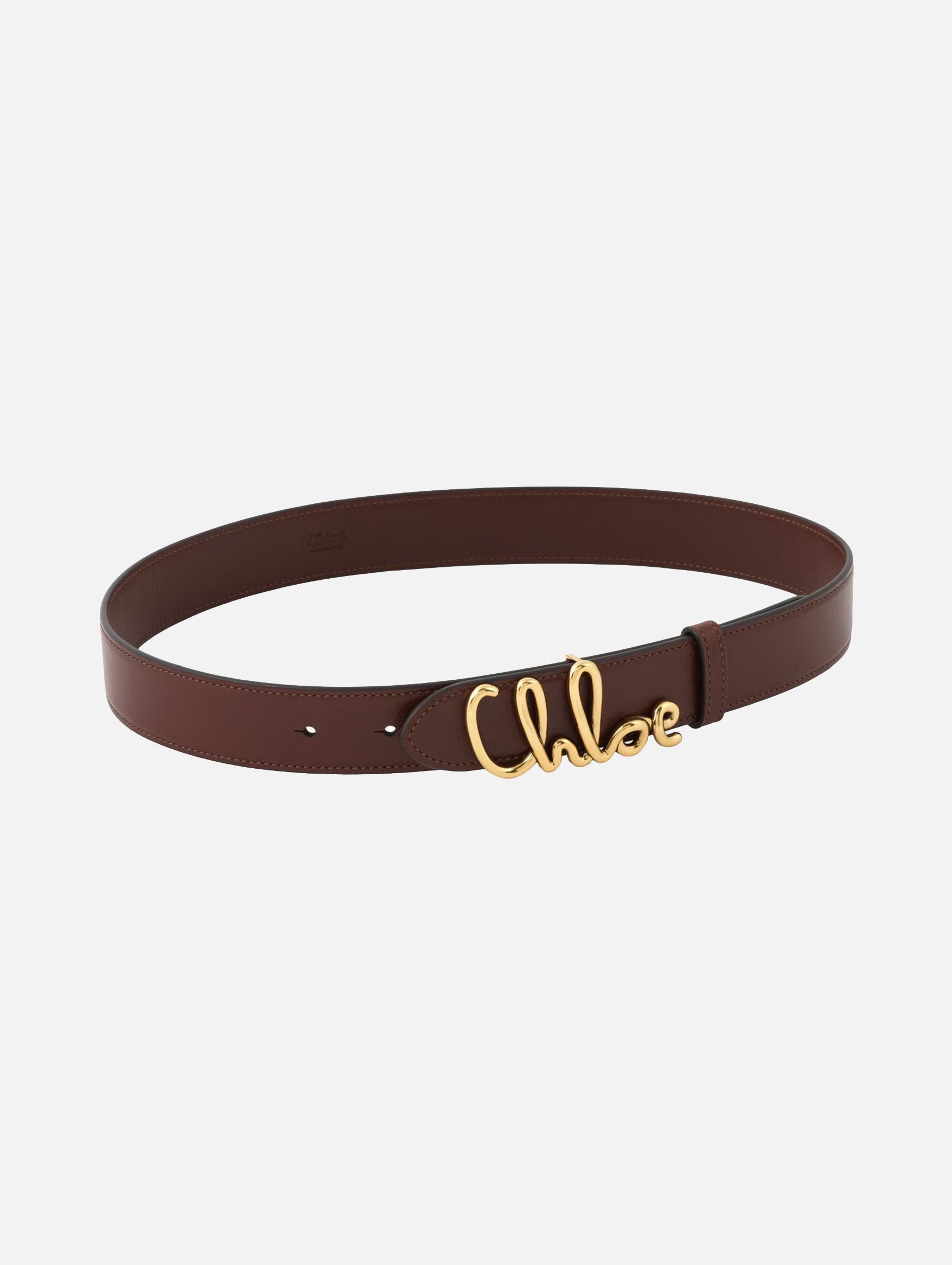 The Chloé Iconic Belt in Crafty Brown