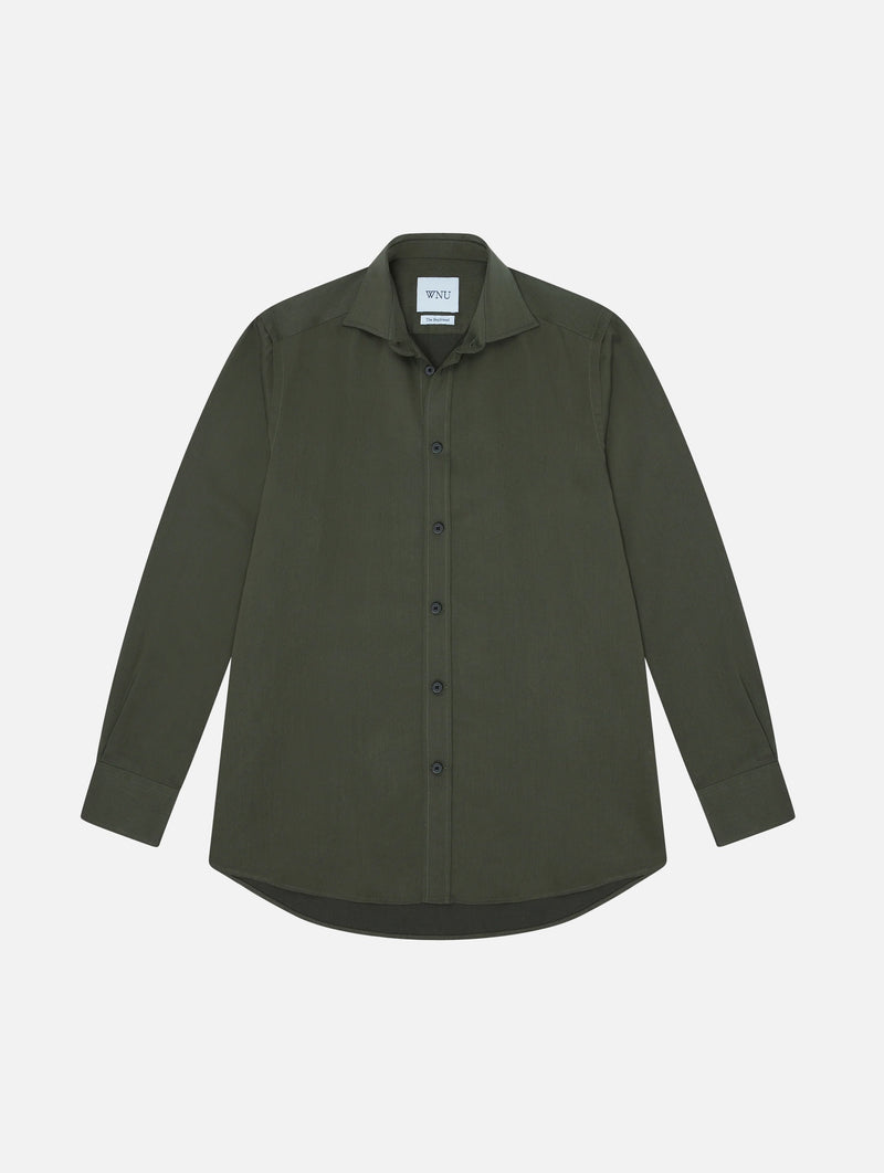 The Boyfriend Tencel Shirt in Khaki