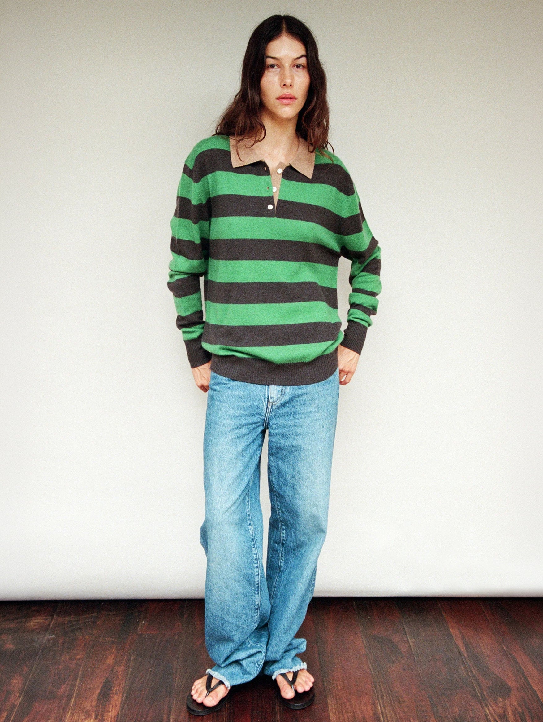This Must Be The Place Sweater in Meadow Stripe