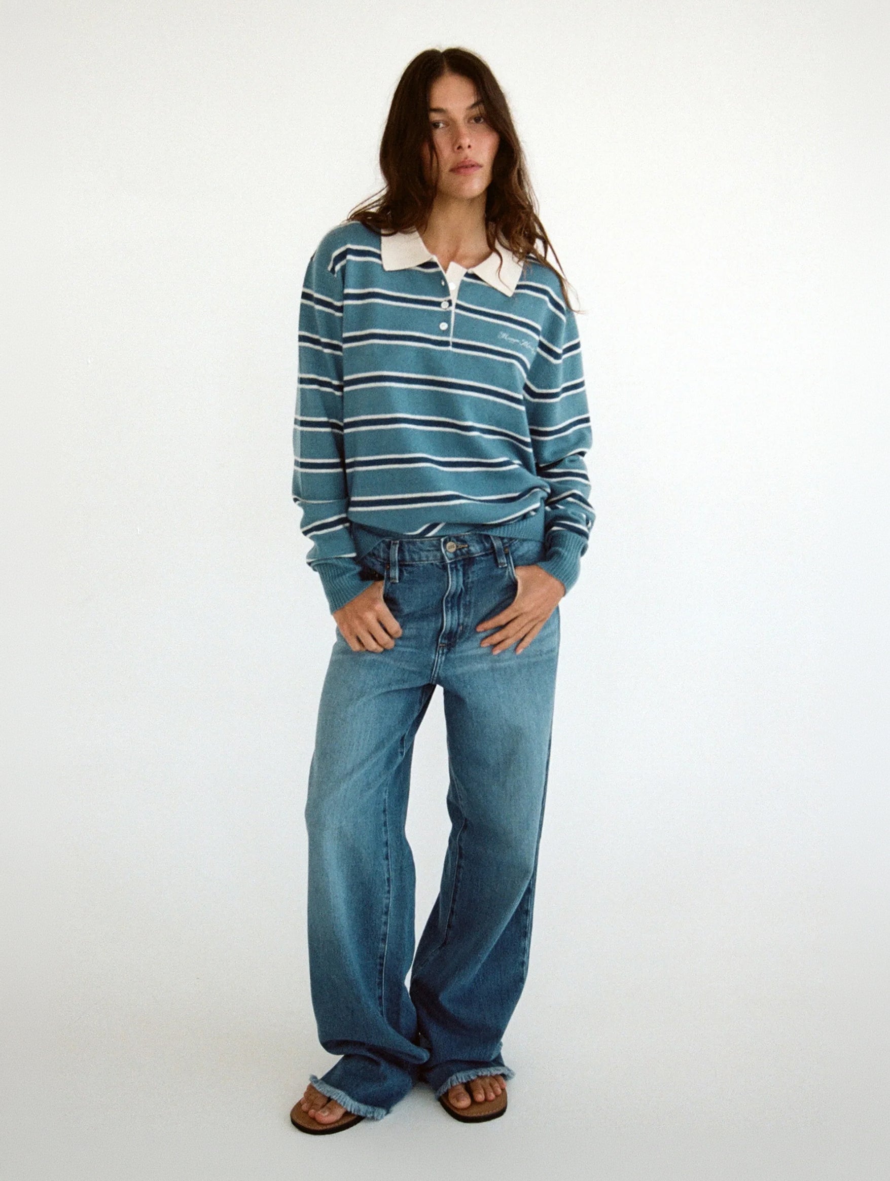 This Must Be The Place Sweater in Vintage Navy Stripe