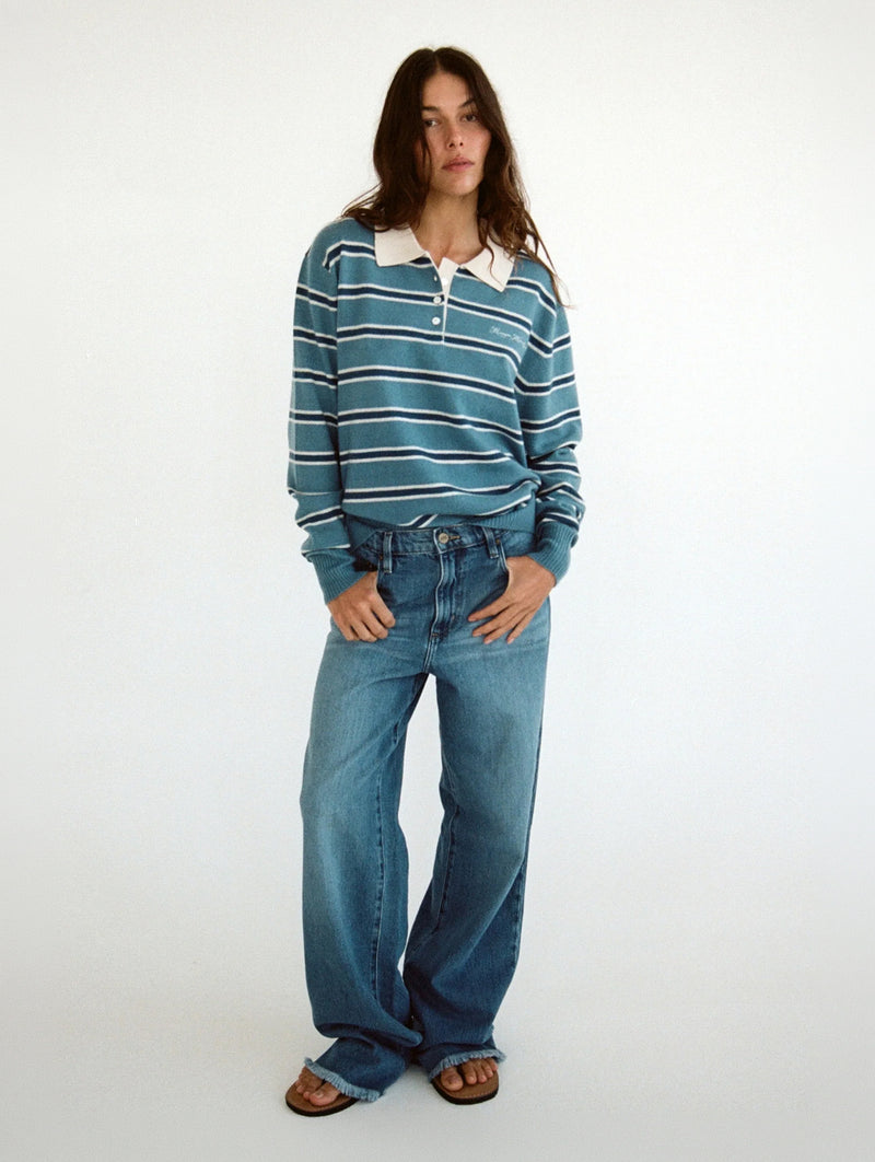 This Must Be The Place Sweater in Vintage Navy Stripe