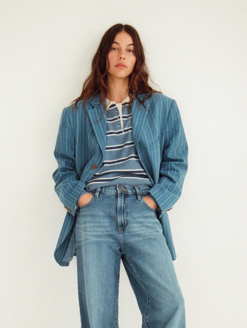 This Must Be The Place Sweater in Vintage Navy Stripe
