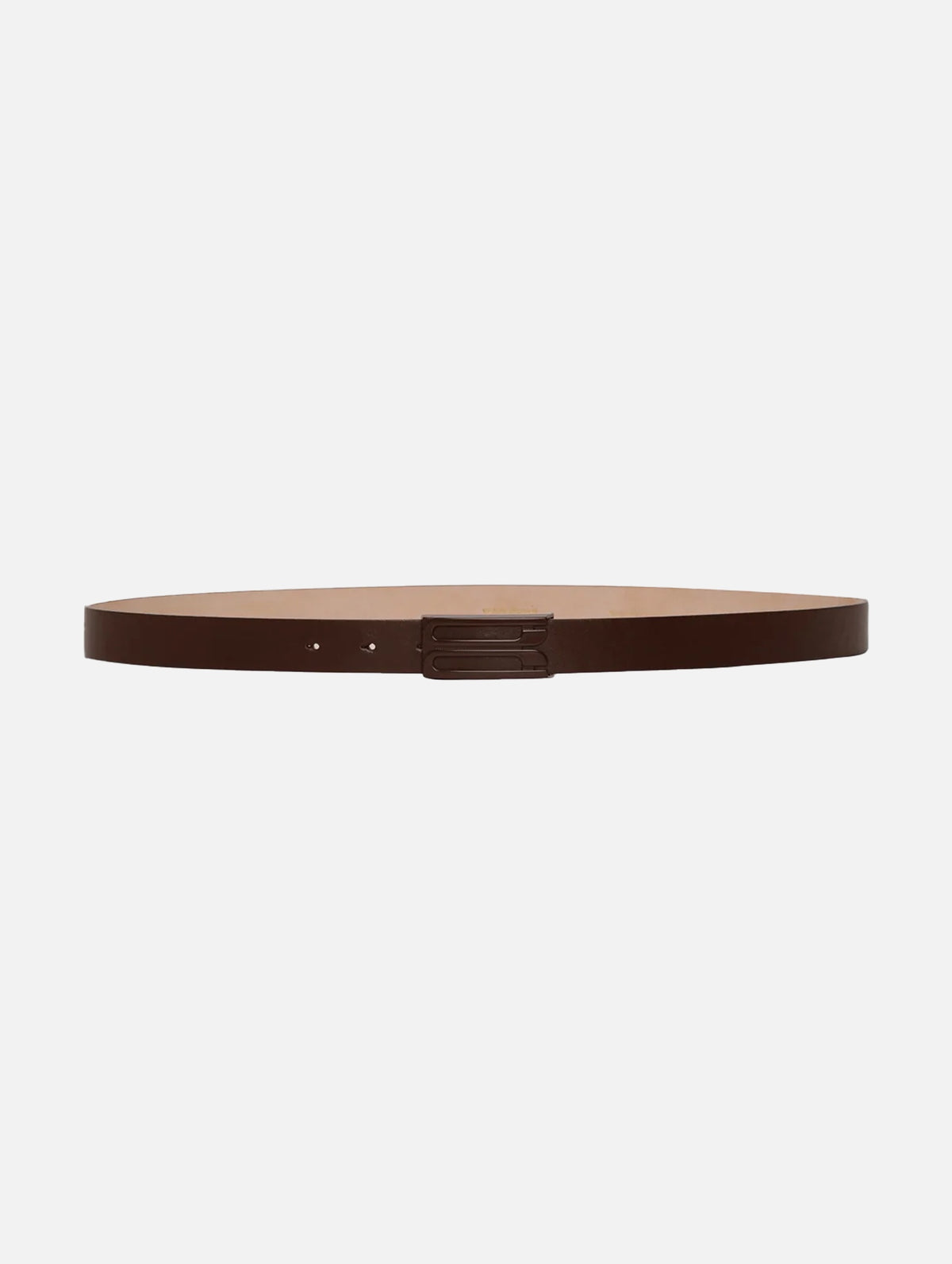 Regular Frame Tonal Belt in Dark Brown