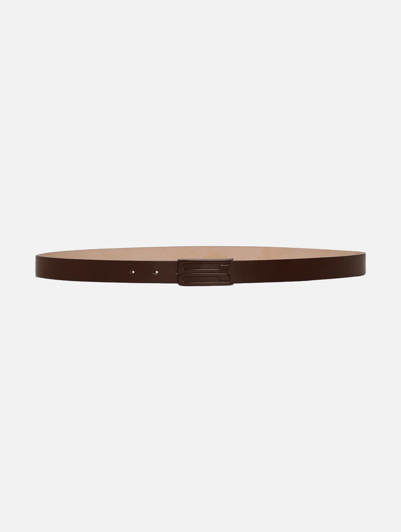 Regular Frame Tonal Belt in Dark Brown