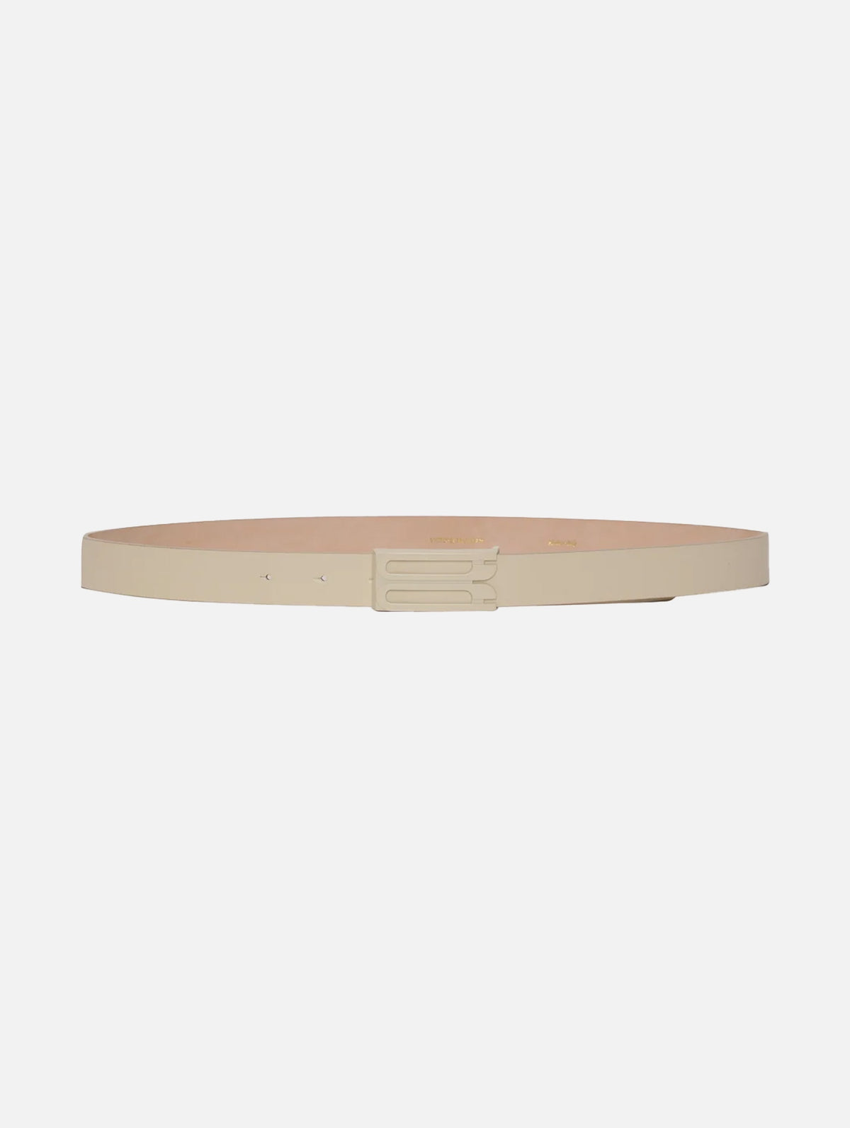 Regular Frame Tonal Belt in Ivory