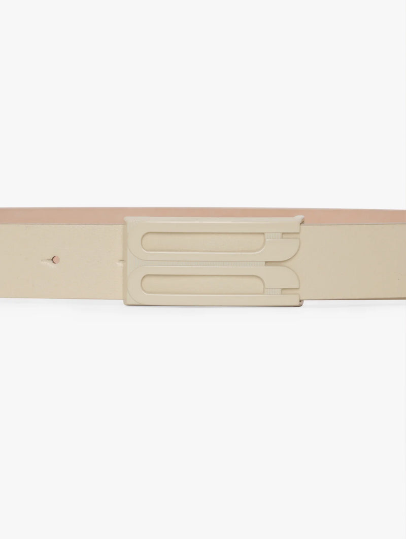 Regular Frame Tonal Belt in Ivory