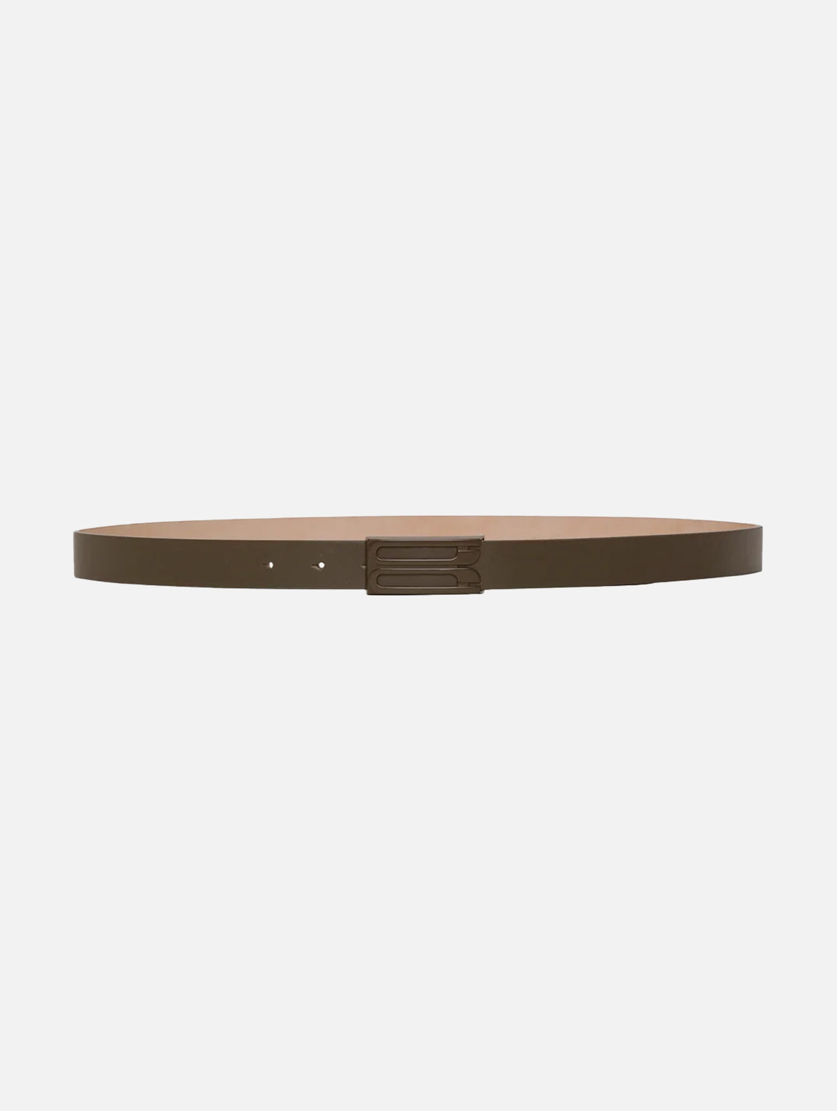 Regular Frame Tonal Belt in Khaki