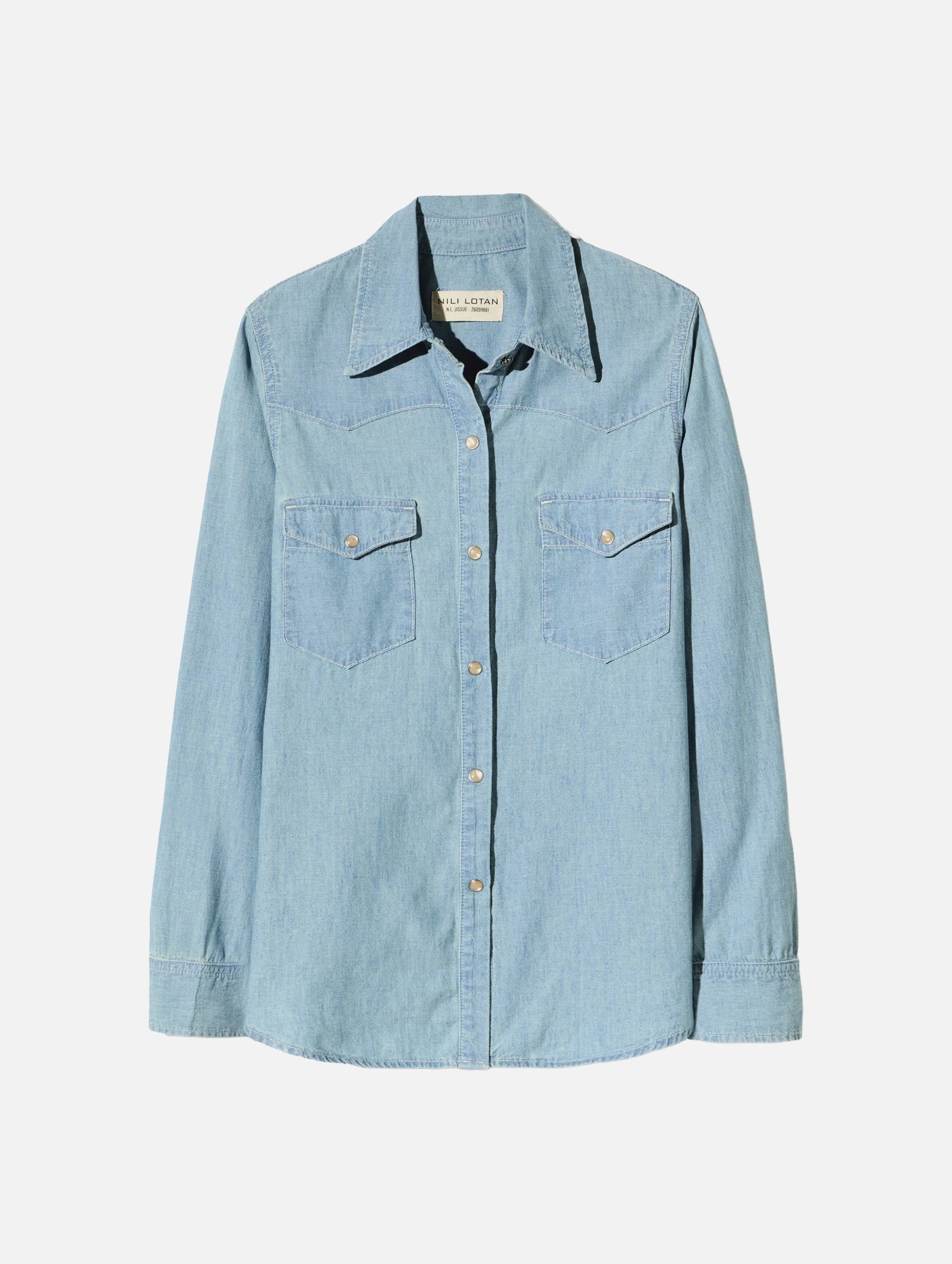 Travis Shirt in Indigo Chambray