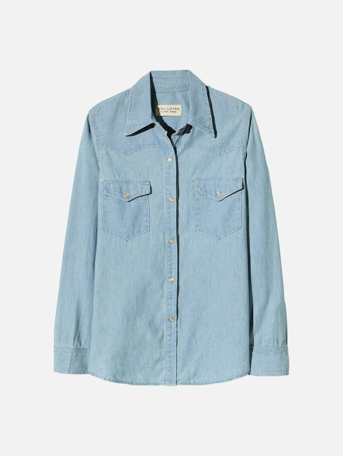 Travis Shirt in Indigo Chambray