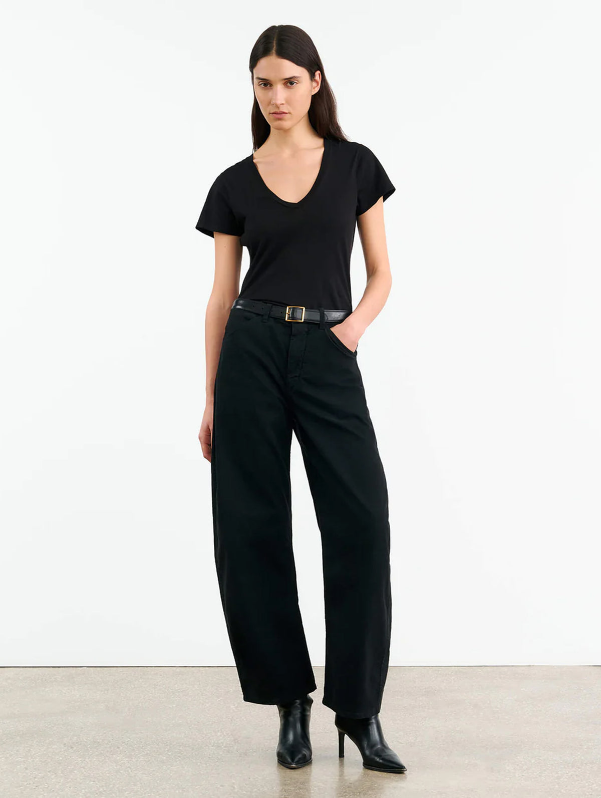 Tribeca Pant in Jet Black