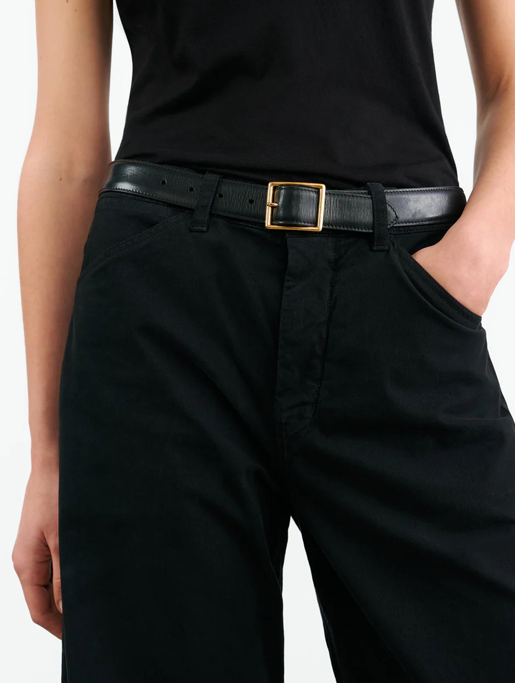 Tribeca Pant in Jet Black
