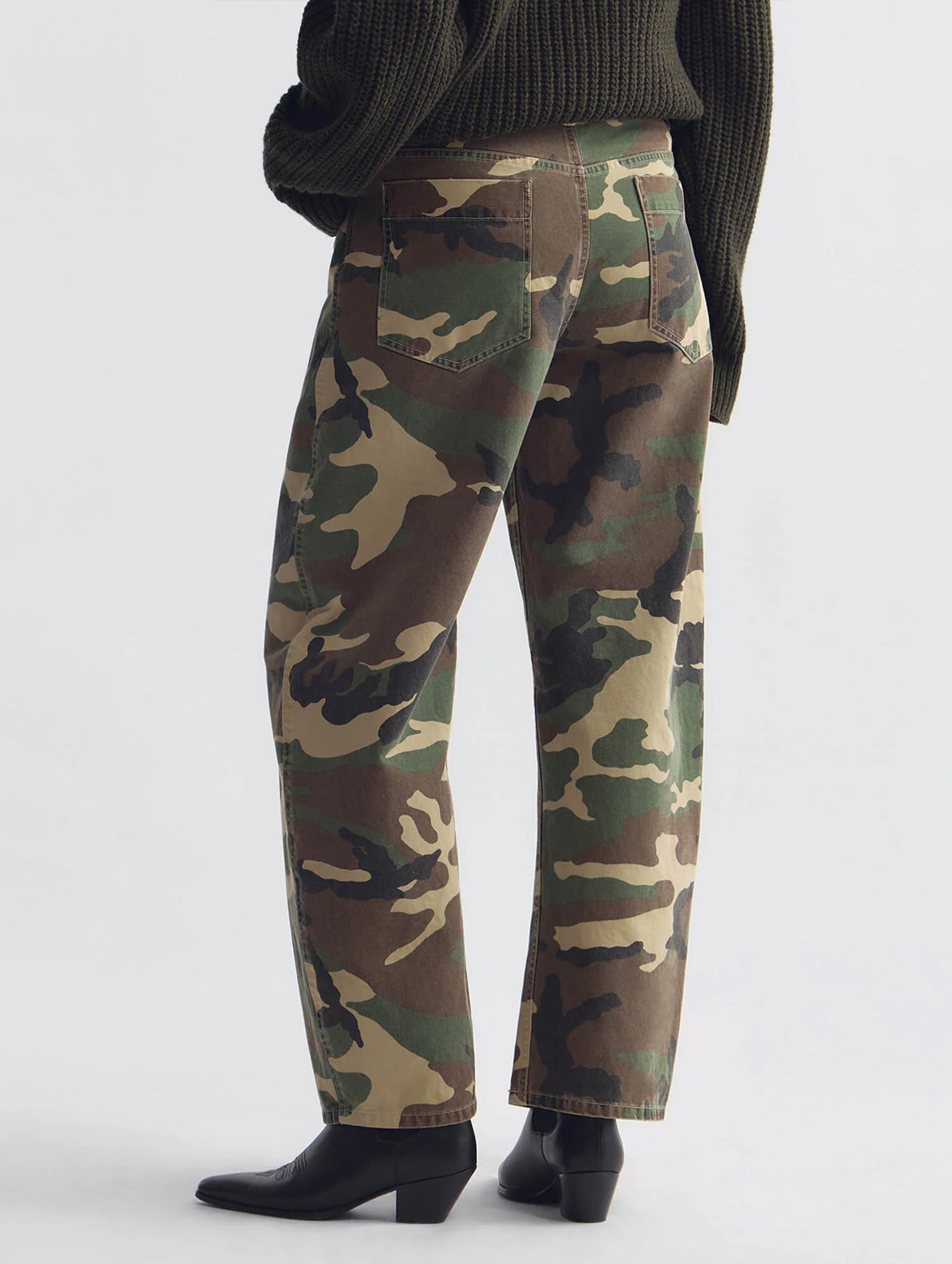 Tribeca Pant in Khaki Overdyed Camo