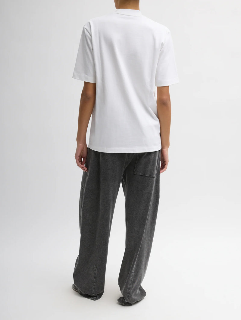 Trompe L'oeil Printed T-Shirt in White