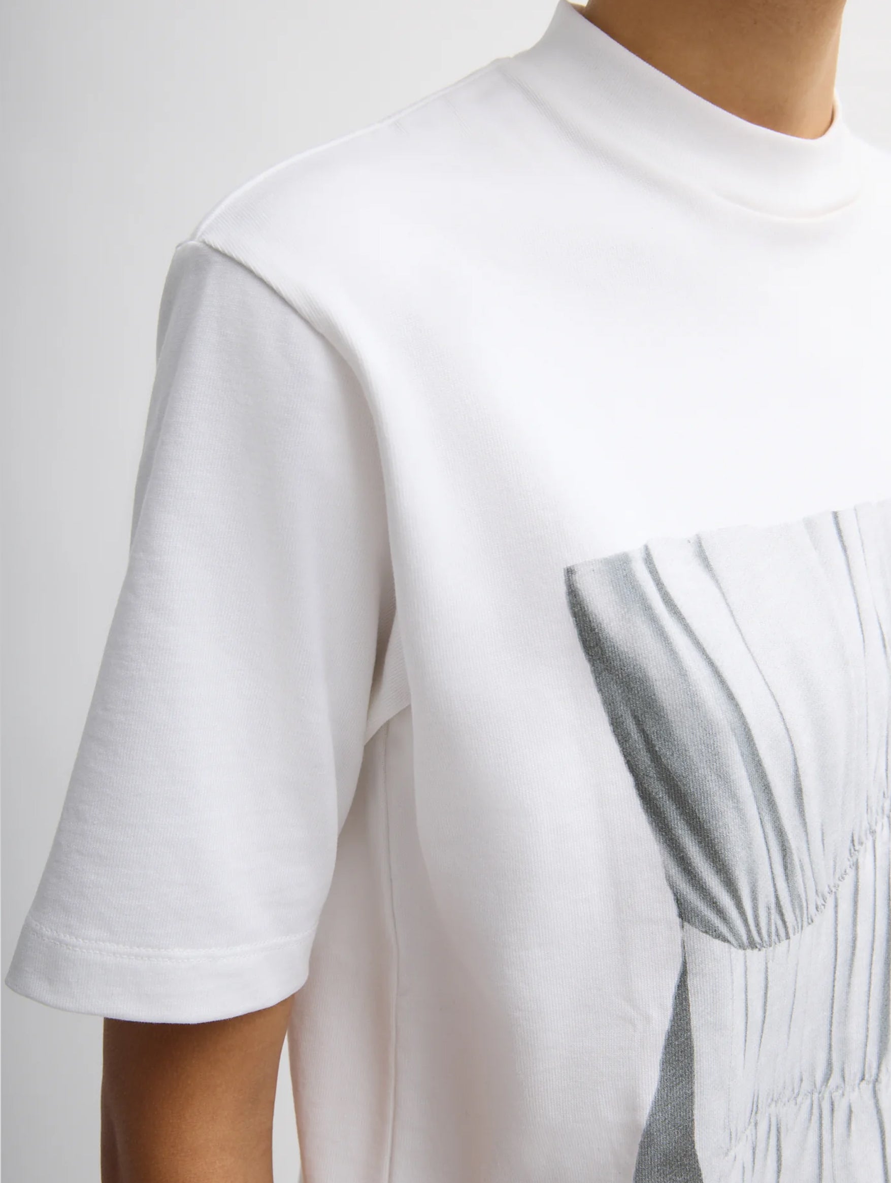 Trompe L'oeil Printed T-Shirt in White