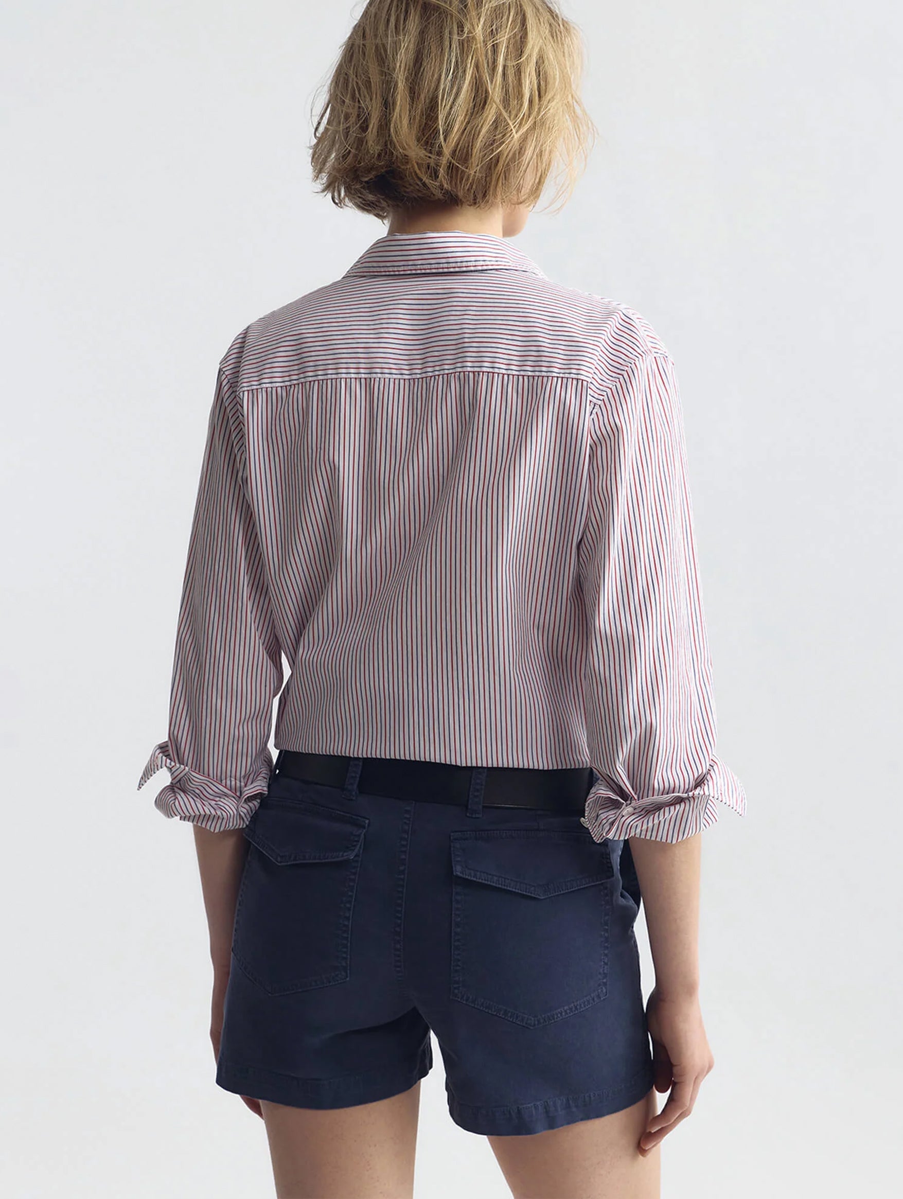 Utility Short in Vintage Washed Admiral Blue