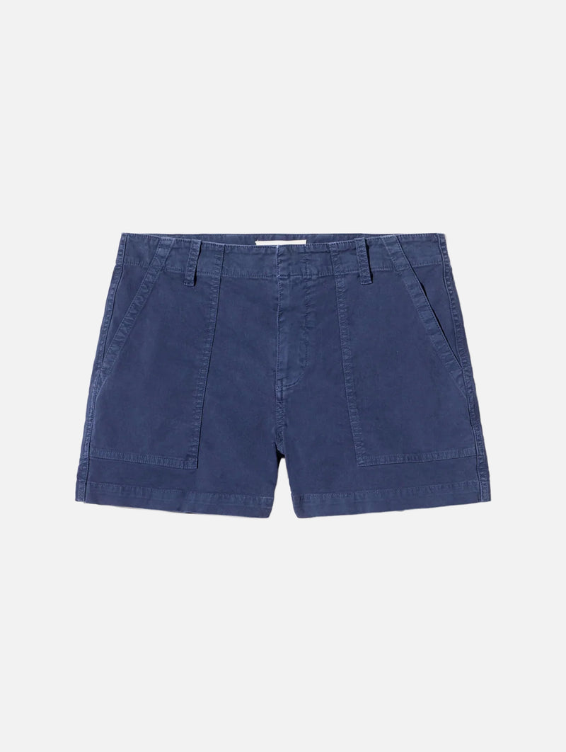 Utility Short in Vintage Washed Admiral Blue