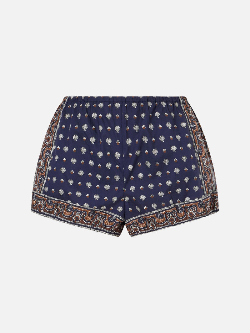 Vienna Short in Bleu Foulard De La Mer