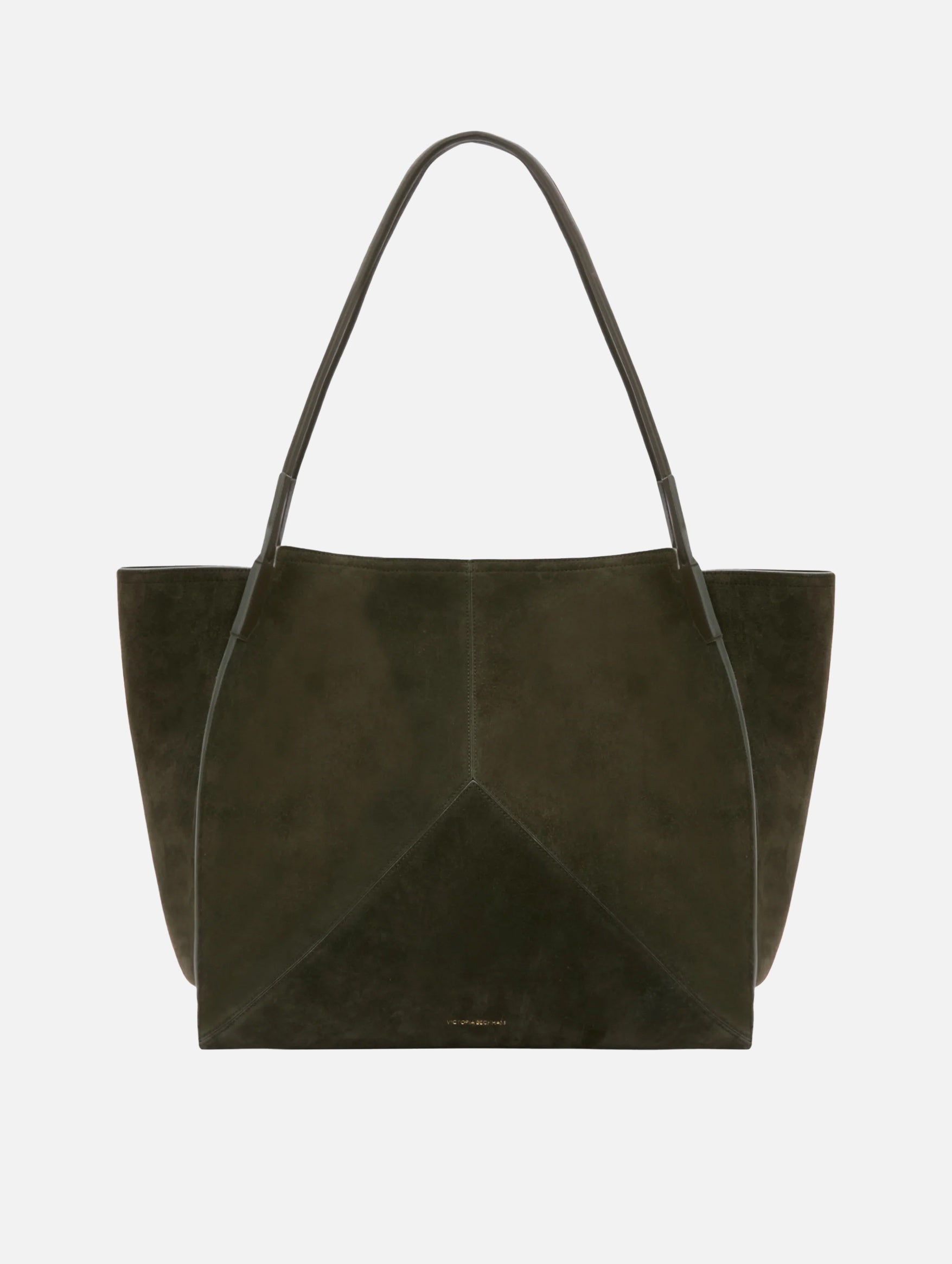 The Large Victoria Soft Tote in Dark Olive