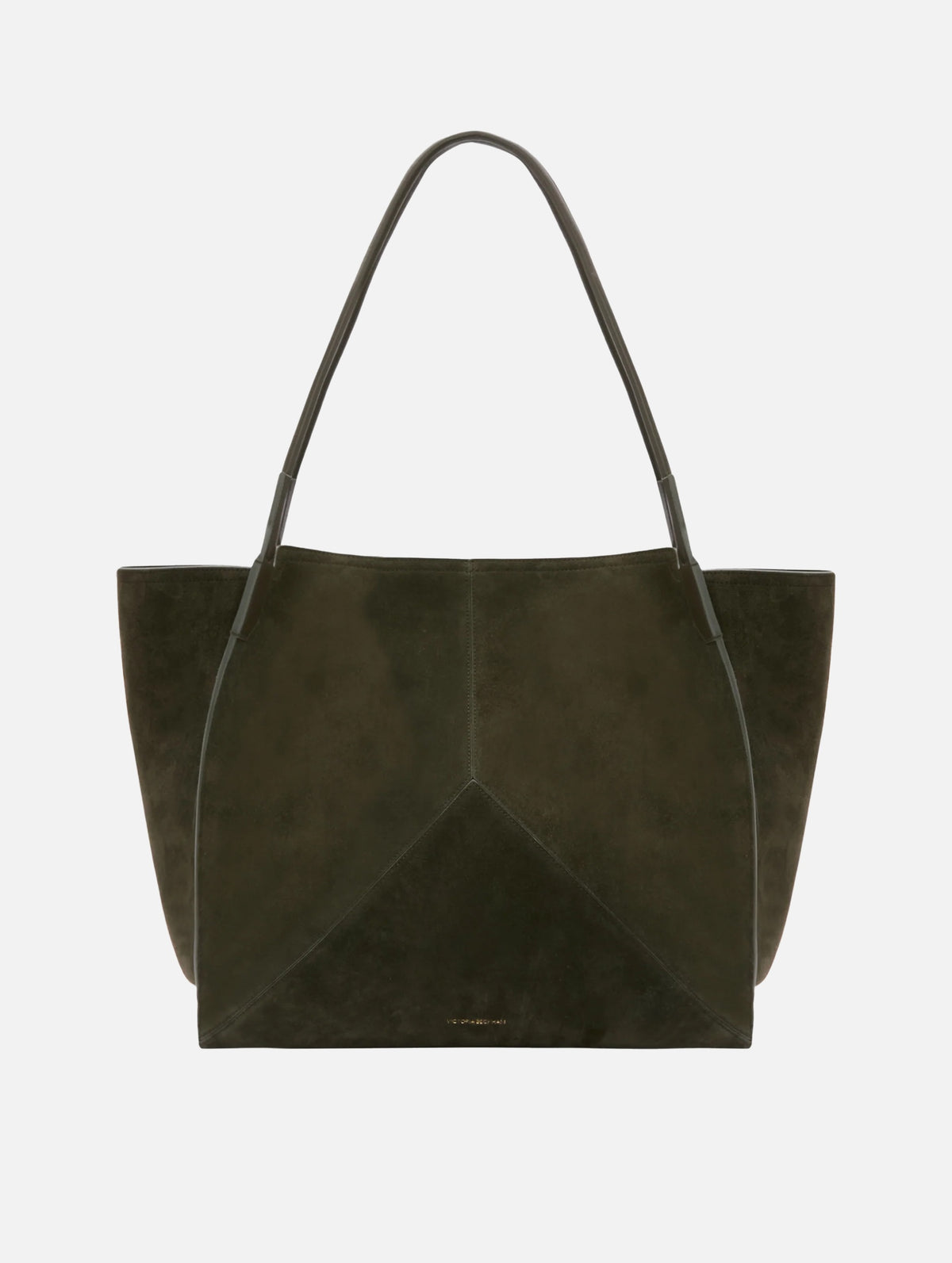 The Large Victoria Soft Tote in Dark Olive