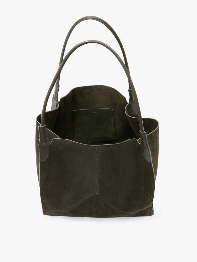 The Large Victoria Soft Tote in Dark Olive