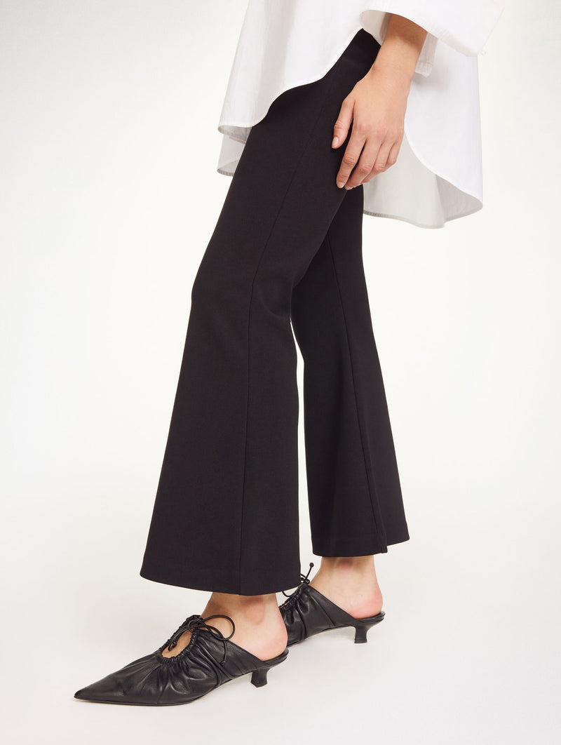 Vilanna High-Waist Trousers in Black