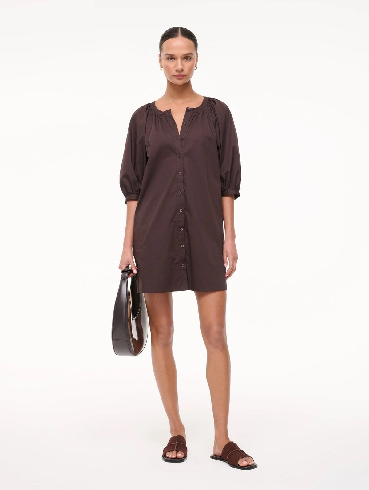 Vincent Mini Dress in Earth