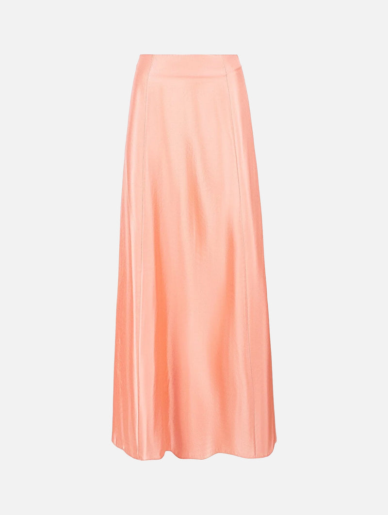 Vincenzo Silk Skirt in Carnation