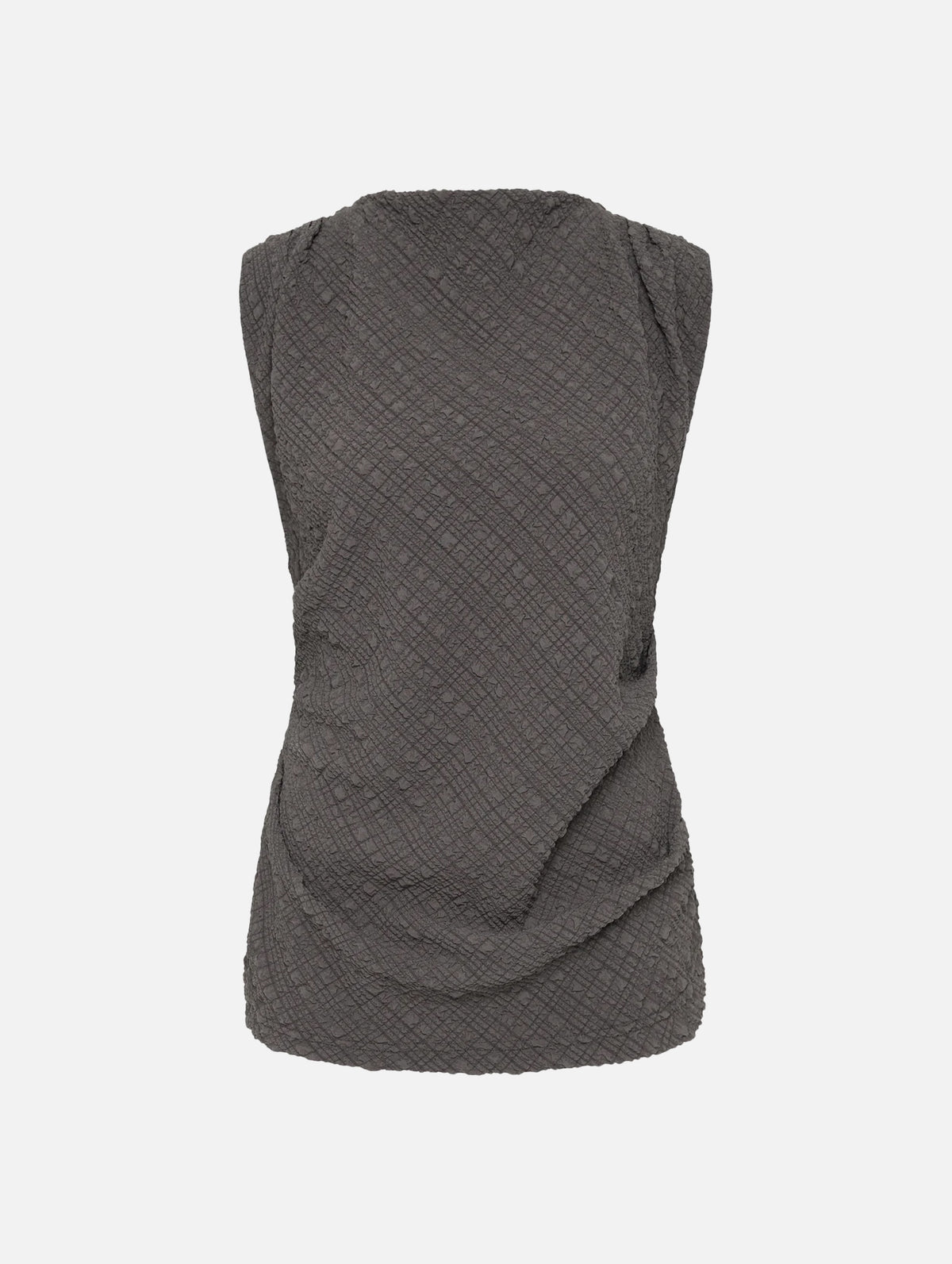 Violet Top in Charcoal