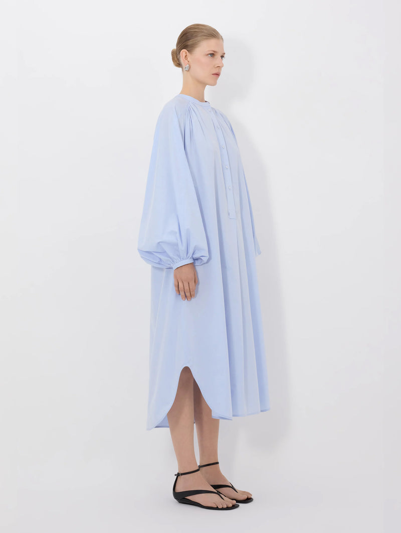 Vitti Loose Fit Blouse Dress in Storm